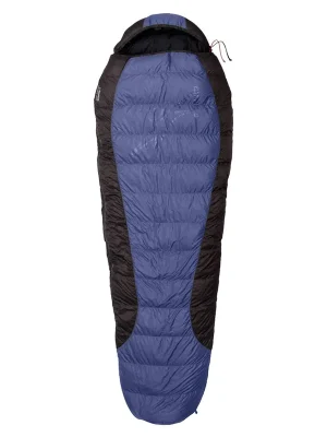 Novinka Warmpeace Viking 600 180cm péřový spací pytel blue/grey/black Levý zip